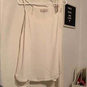 Cream lined camisole
